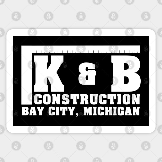 K & B Construction Bay City, MI Sticker by StadiumSquad